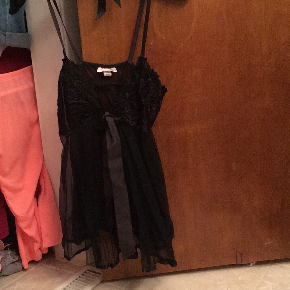 Black mini lingerie
